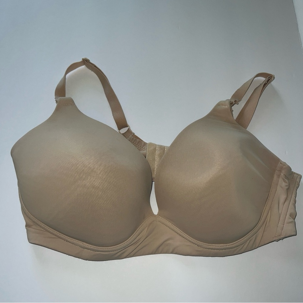Motherhood Maternity Bra Womens 36DD Nude Nursing Padded Wireless